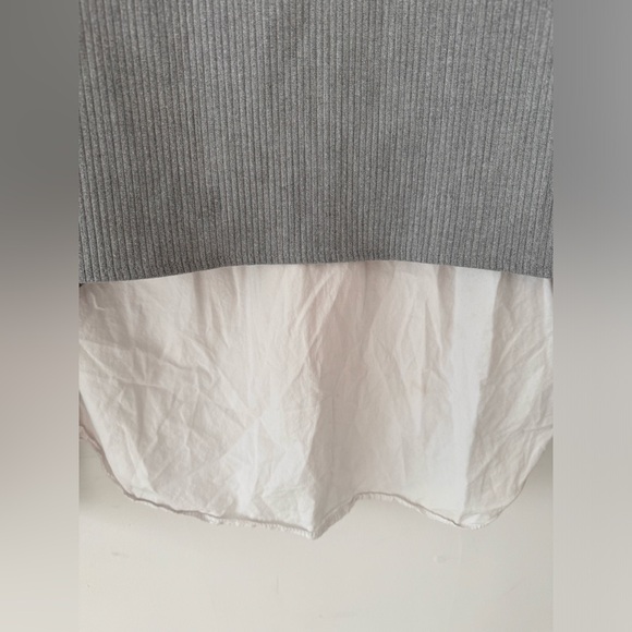 Zara Mock Neck Sweater Shirt - Picture 7 of 9